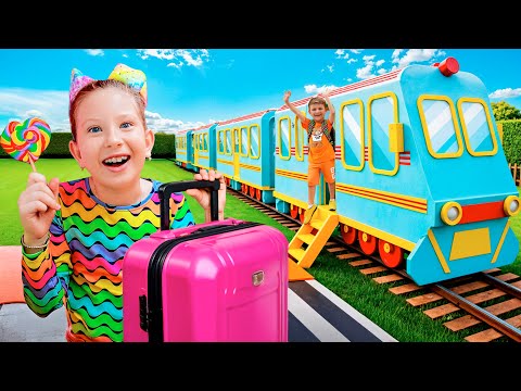 قواعد السلامة للأطفال في القطار 🚂✨ + المزيد من قصص التعلم الممتعة