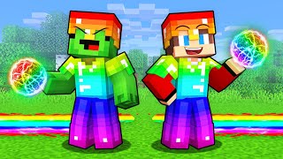 Mikey and JJ Have OP Armor Battle in Minecraft (Maizen)