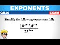 Exponents and Prime Factorization Concepts