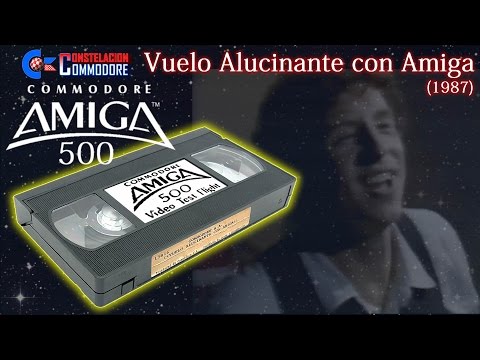 Vuelo Alucinante con Amiga (1987) - Video Promoción Amiga 500