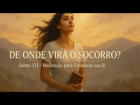 🌄✨ DE ONDE VIRÁ O SOCORRO? – SALMO 121 PARA FORTALECER SUA FÉ ✨🙏 #féemdeus #dark #meditação