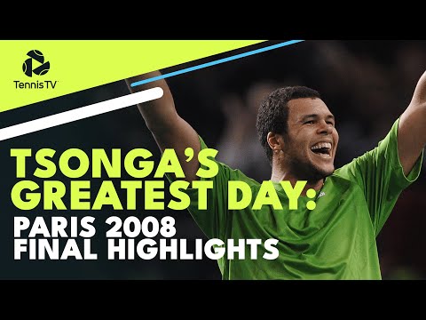 Jo-Wilfried Tsonga's Greatest Day: Paris 2008 Final Highlights