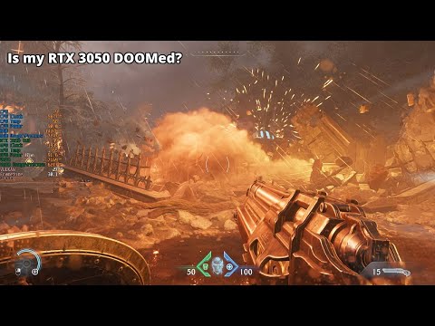Destroying my RTX 3050 with the Doom Path Tracing update