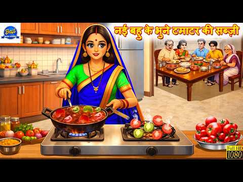 नई बहु के भुने टमाटर की सब्जी | Nayi Bahu Ke Bhune Tamatar Ki Sabji | Hindi Kahani | Moral Stories