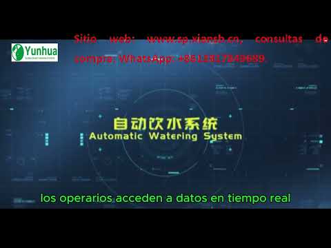 平肉Descripción general del equipo totalmente automatizado para pollos de engorde