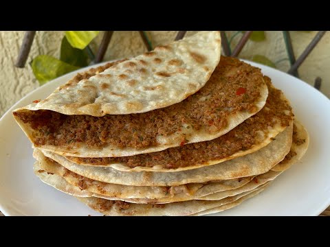 Evde LAHMACUN Yapmak Hem Kolay Hem Daha Lezzetli 😋 Tencerede Lahmacun Tarifi 💯