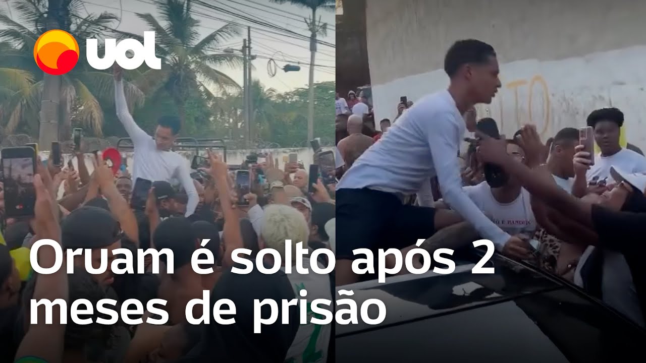 Oruam solto rapper é liberado após dois meses preso no Rio de Janeiro veja imagens