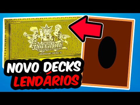 🚨BOMBA🚨 OS DECKS LENDÁRIOS de YU-GI-OH ESTÃO DE VOLTA!