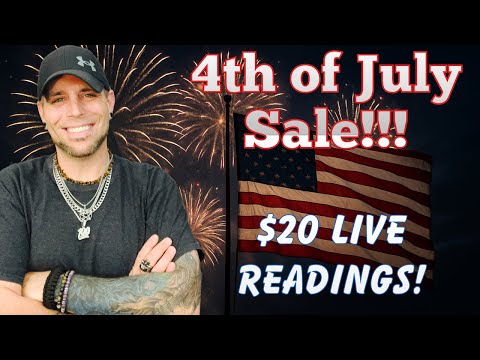 $20 Live Readings! - 4th of July Sale!!!