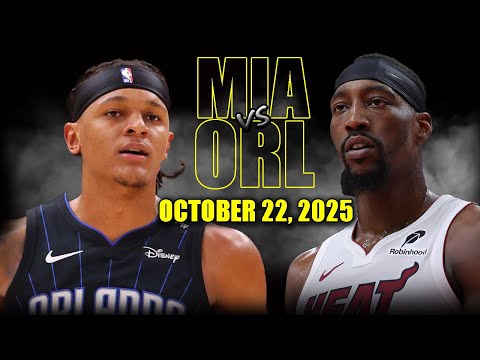 Miami Heat vs Orlando Magic Full Game Highlights - October 22, 2025 | NBA Season