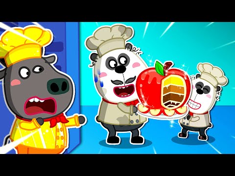 Who Will Win the Cooking Challenge? - Rich vs Broke | Kids Cartoon 🌎 Wolfoo World