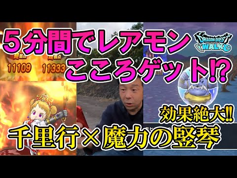 ドラクエウォーク388【魔力のたてごとの効果絶大！5分間で欲しかったモヒカントのこころをゲット！？おどる宝石千里行はあからさまな新ガチャ接待！】