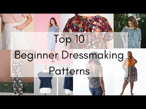 Top 10 Beginner Dressmaking Patterns | AD