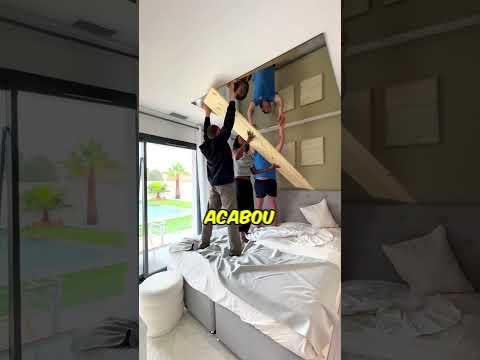 Por que eles colocaram um ESPELHO NO TETO? #curiosidades #casal #familia
