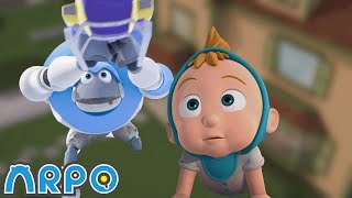 Chasing the Robot! 🤖 Who Will Catch It?|Arpo The Robot Classic