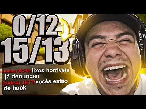 deixamos FAZER 12x0 e VIRAMOS pra 15x13! *RAGE TOTAL*