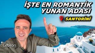 Bu YUNAN ADASINA Hayran Olacaksınız - Rüya Gibi Santorini Adasına Geldim !