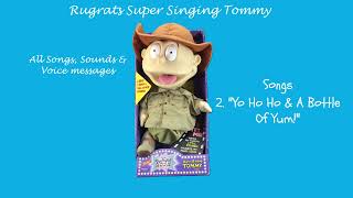 Rugrats Super Singing Tommy: All Songs, Sounds & Voice Messages