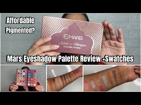 Mars Eyeshadow Palette Review + Swatches| Sasti,Sundar or Tikau Eyeshadow Palette #mars #eyeshadow