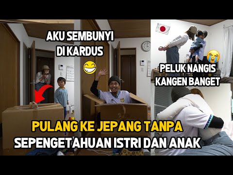 DIAM DIAM PULANG KE JEPANG TANPA SEPENGETAHUAN ISTRI & ANAK ! LANGSUNG NANGIS MELUK !!