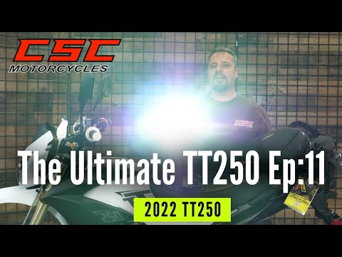 The Ultimate TT250 Build - Episode 11 - Spot Lights