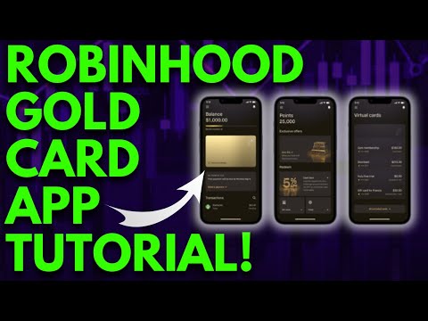 I GOT MY ROBINHOOD SOLID GOLD CARD! ROBINHOOD GOLD CREDIT CARD APP TUTORIAL