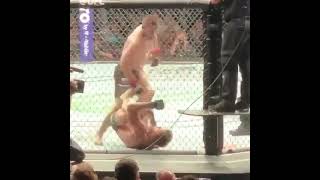 Khabib smashing Mcgregor | Crowd Reaction