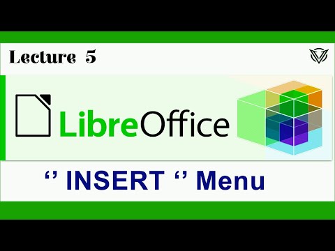 LibreOffice '' INSERT Menu '' I New Syllabus 2021 I Course On Computer Concepts II CCC II Lecture_5