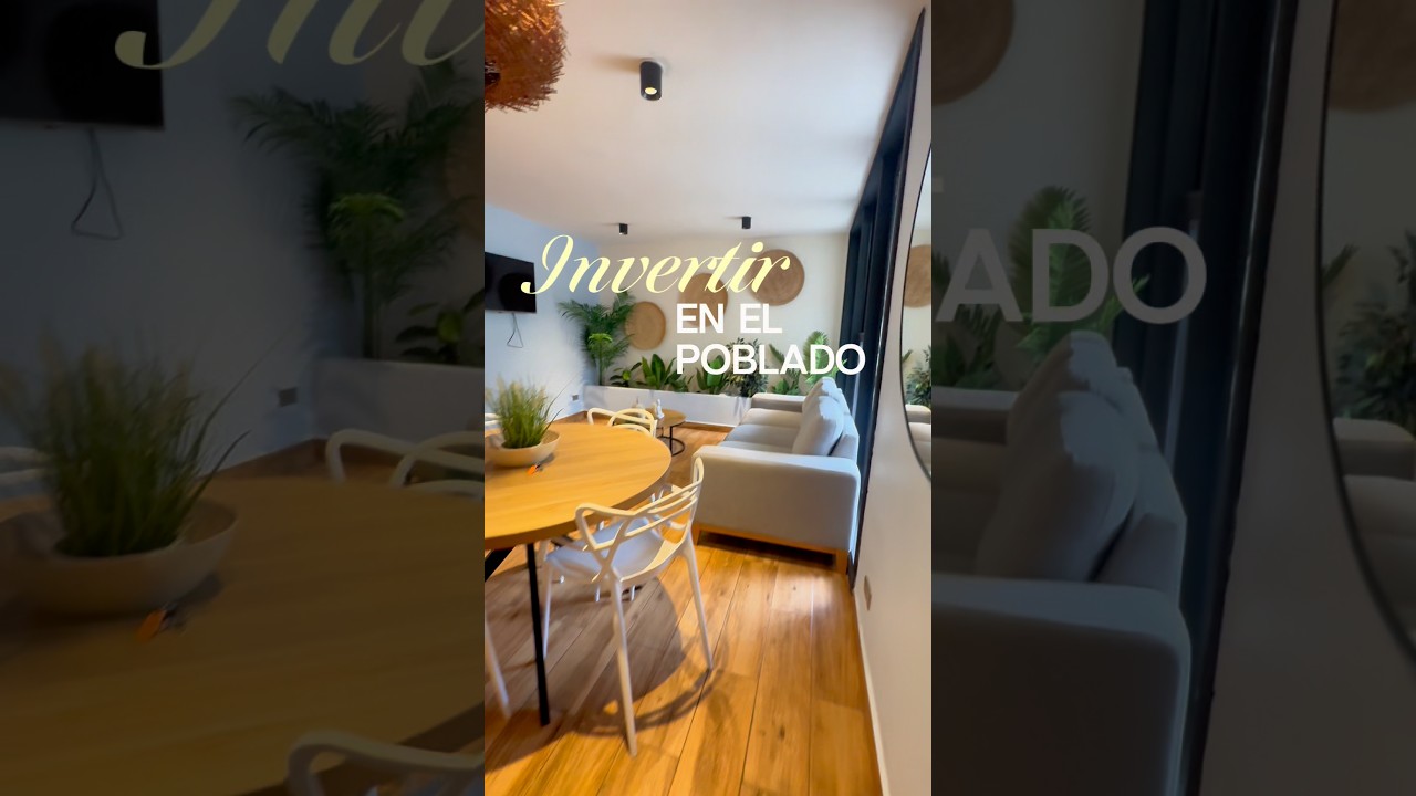 VENTA APTO AMOBLADO EN MANILA EL POBLADO! # #inversióninmobiliaria #rentascortas #realestate