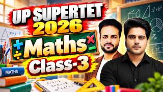 UP SuperTET 2026 Maths Class 3 by Sachin Academy live 12pm | Vijay Sir | SuperTET Maths