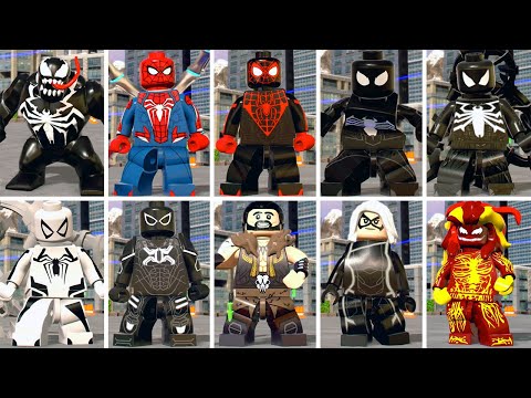 All Marvel's Spider-Man 2 Character in LEGO Marvel Super Heroes 2