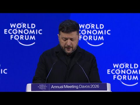 Europe 'needs united armed forces', Zelensky tells Davos | AFP
