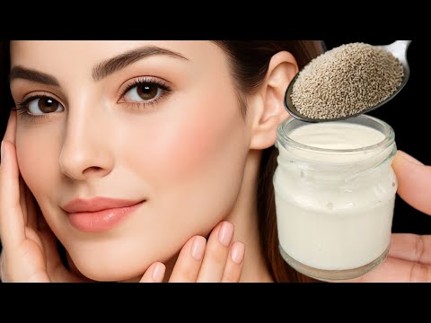 Joghurt und Hefe lassen alle Falten verschwinden, als wären Sie 20 🌟Facelift mit Kollagen