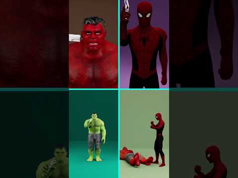 Killing Red Hulk..! ( All episodes ) #shorts