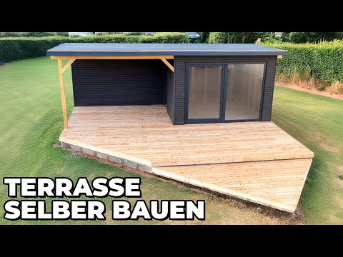 So einfach baust du eine perfekte Terrasse! #garten #diy