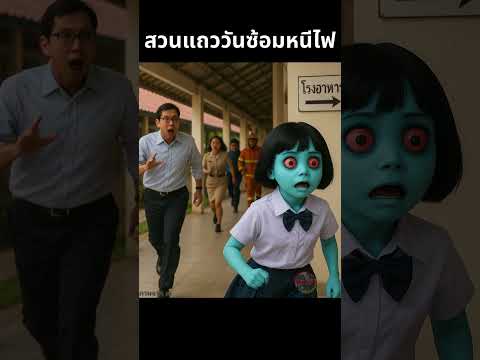 ซ้อมหนีไฟ...แต่ไปโรงอาหาร   #PantherThitiwat #shorts