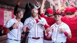 Cincinnati Reds go back 2 back 2 back in the 6th inning Vs Diamondbacks, 7/22/23❗️