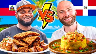 Haitian Food vs Dominican Food! Caribbean Food Battle!