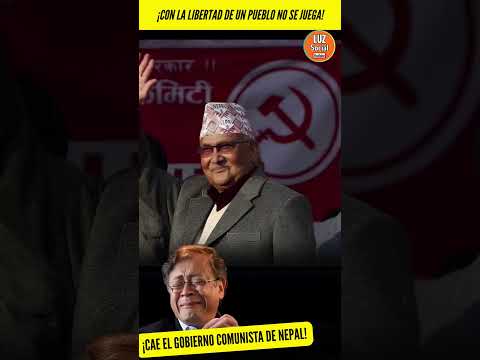 ¡CAE EL GOBIERNO COMUNISTA DE NEPAL! ¡LLORA EL ZURDAJE MUNDIAL! #noticias #colombia #petro