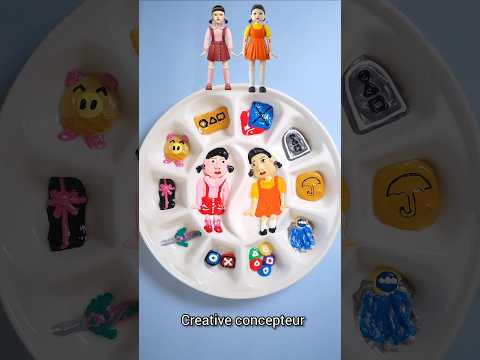 Squid game 3 color mixing (Part 16) #shorts #squidgame #squidgame3