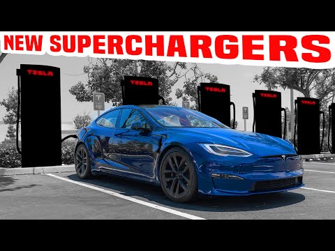 Tesla’s First V4 Supercharger | Tesla Time News