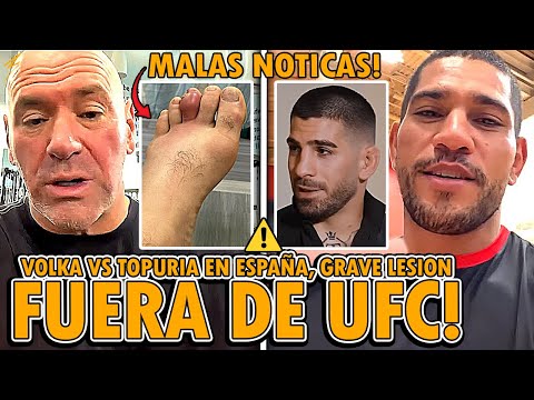 ⚠️¡LOCURA TOTAL DE ALEX PEREIRA TRAS GRAVE LESIÓN DE MUHAMMAD! TOPURIA VS VOLKANOVSKI 2 en ESPAÑA