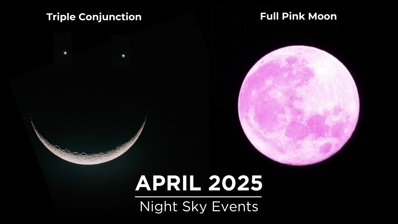 Night Sky Events in April 2025 You Shouldn’t Miss | Meteor Shower | Full Pink Moon