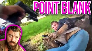 Mugger Shoots Cop POINT BLANK!