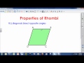 Properties and Characteristics of Rhombuses