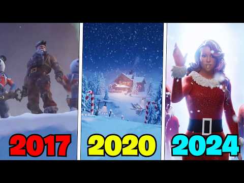 Evolution of Fortnite Christmas Seasons