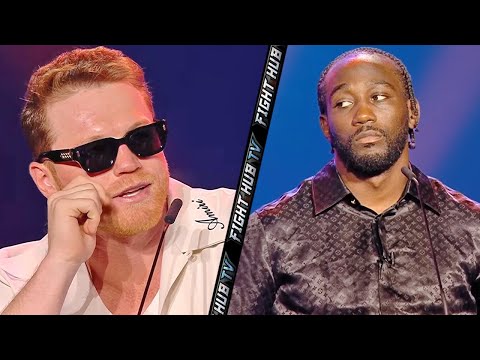 Canelo CLOWNS Crawford – “Turki gonna be so MAD when you lose!” in SAVAGE moment at presser