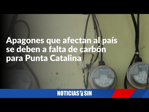 Los apagones se deben a incumplimiento de distribuidor de carbon mineral de Punta Catalina