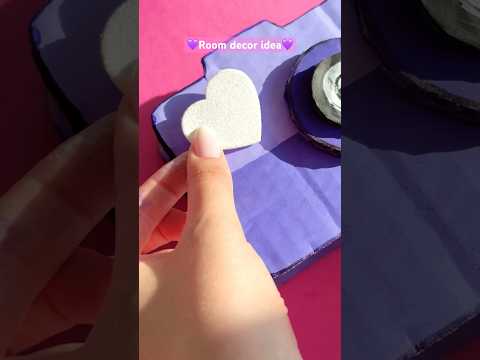 Room decor idea💜 DIY pencil holder✨