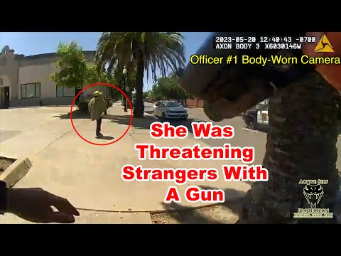 Officers Respond To Woman Waving Gun Around In Public